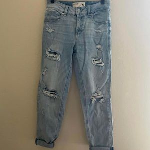 Garage Distressed Girlfriend Jeans